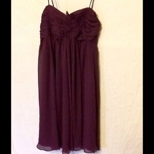 Wtoo by watters plum cocktail dress size 6